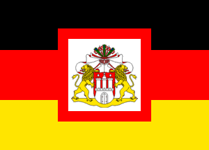 [Car Flag for Senators and State Councillors (Hamburg, Germany)]